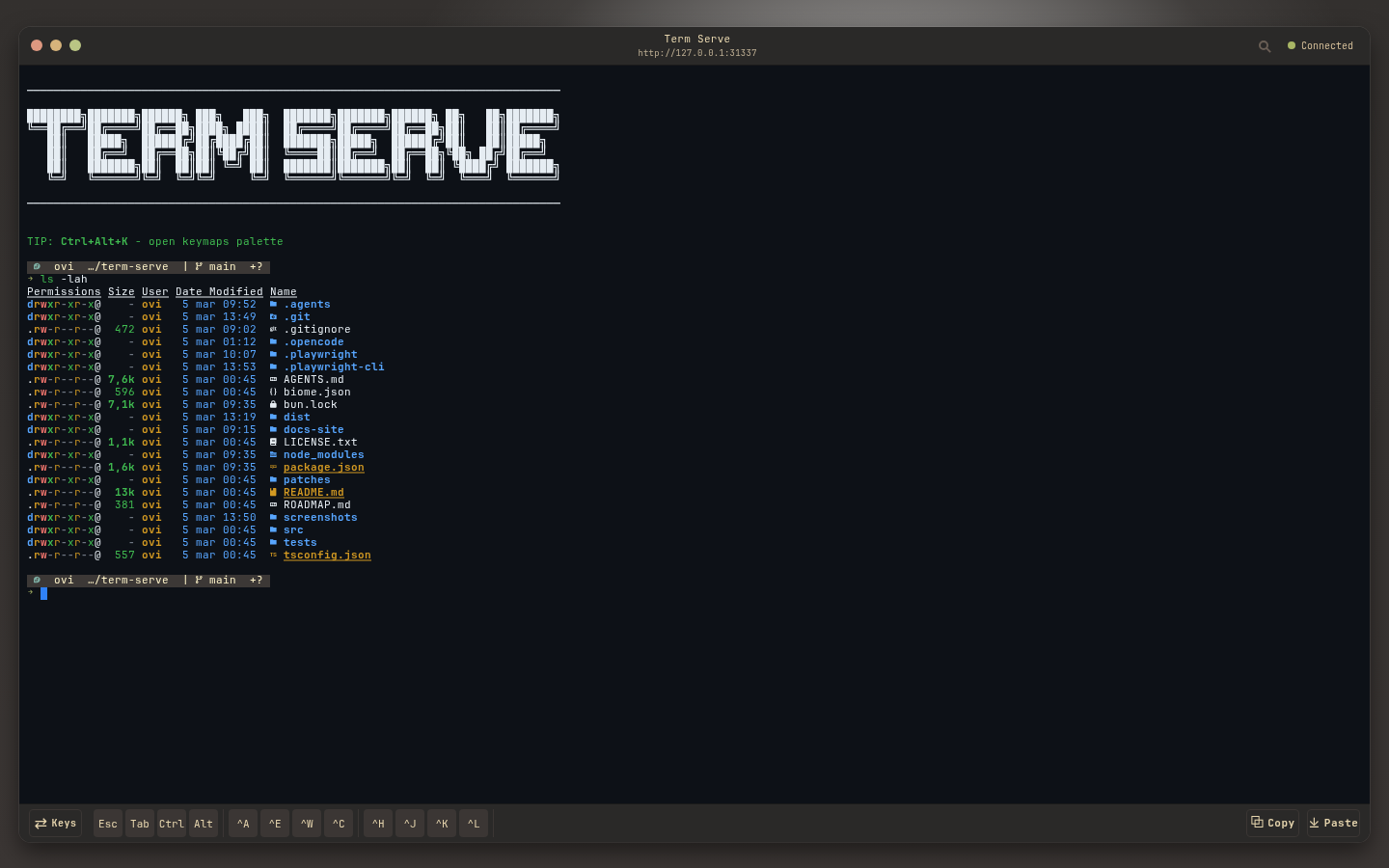 github-dark-default theme screenshot