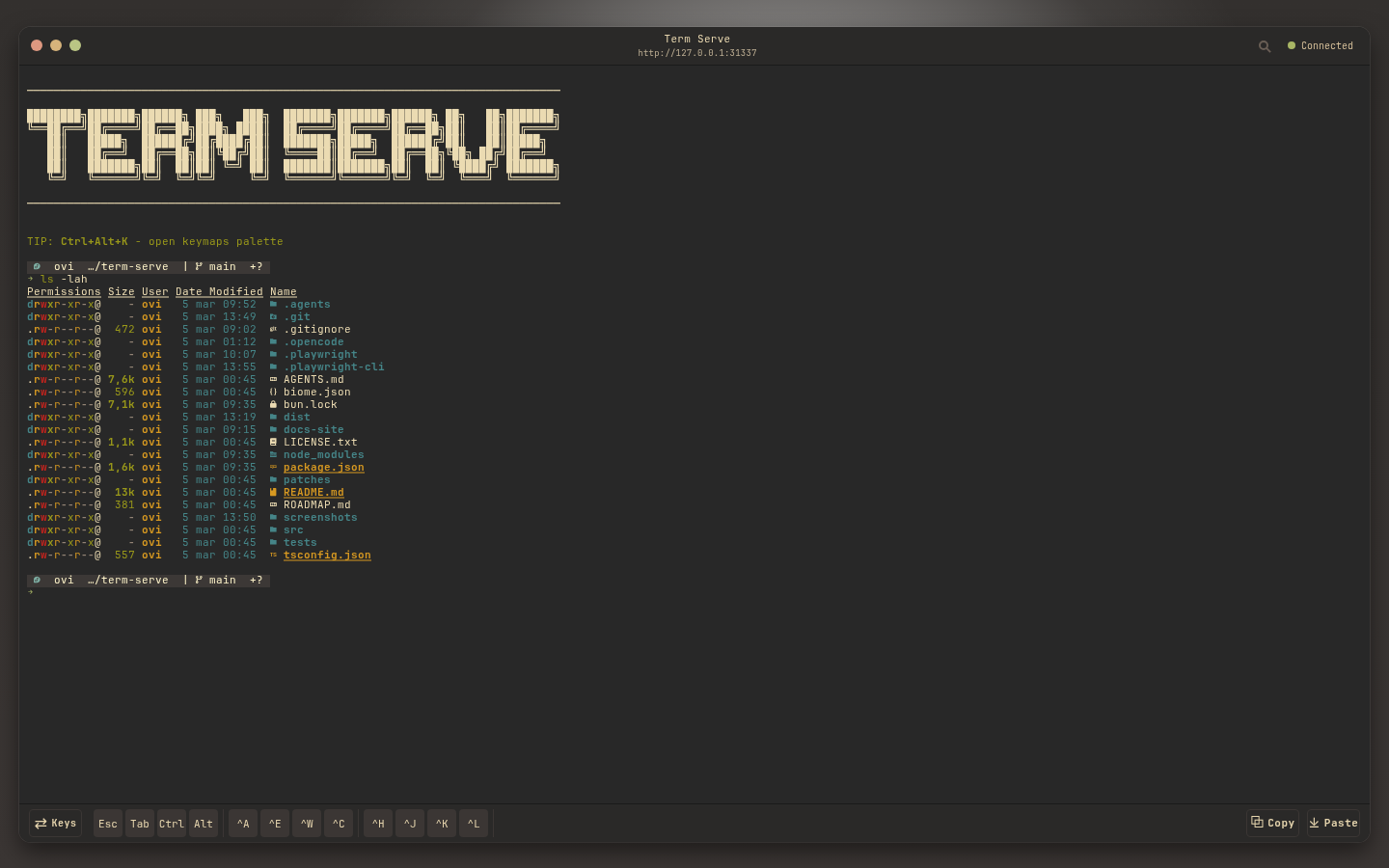 gruvbox-dark-medium theme screenshot