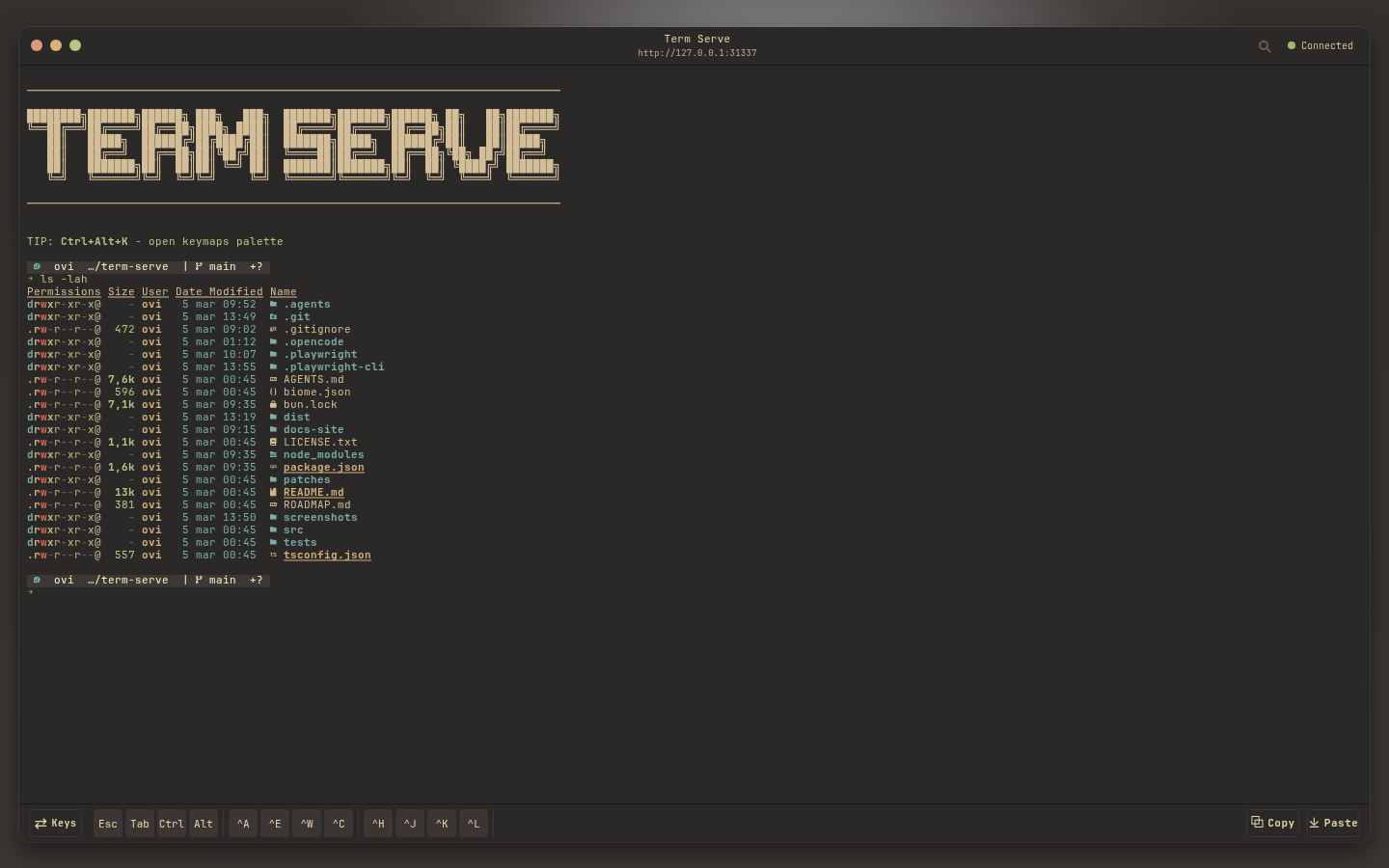 gruvware-dark theme screenshot