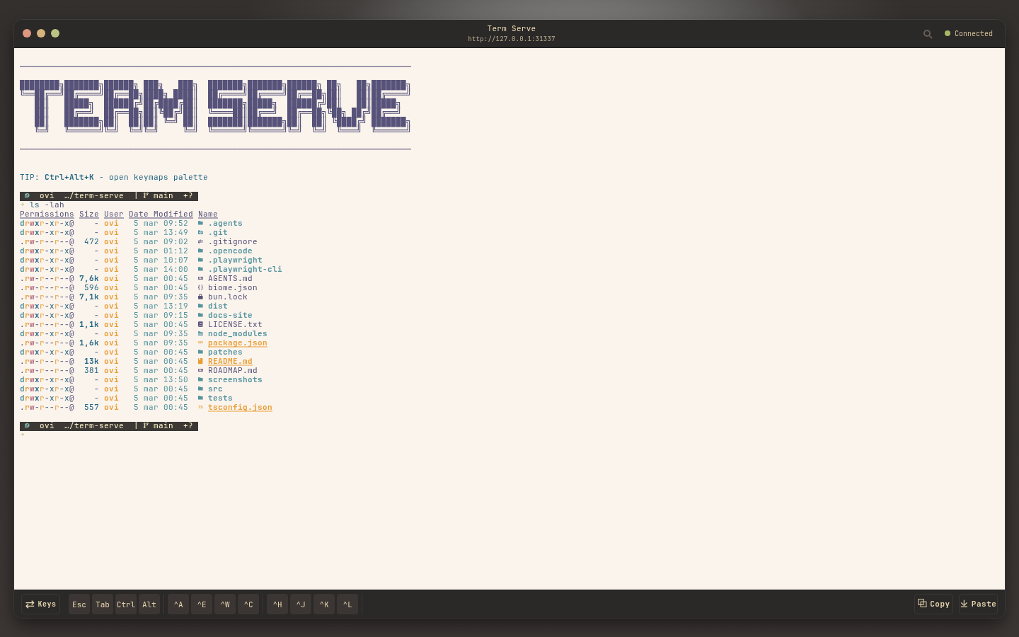 rose-pine-dawn theme screenshot