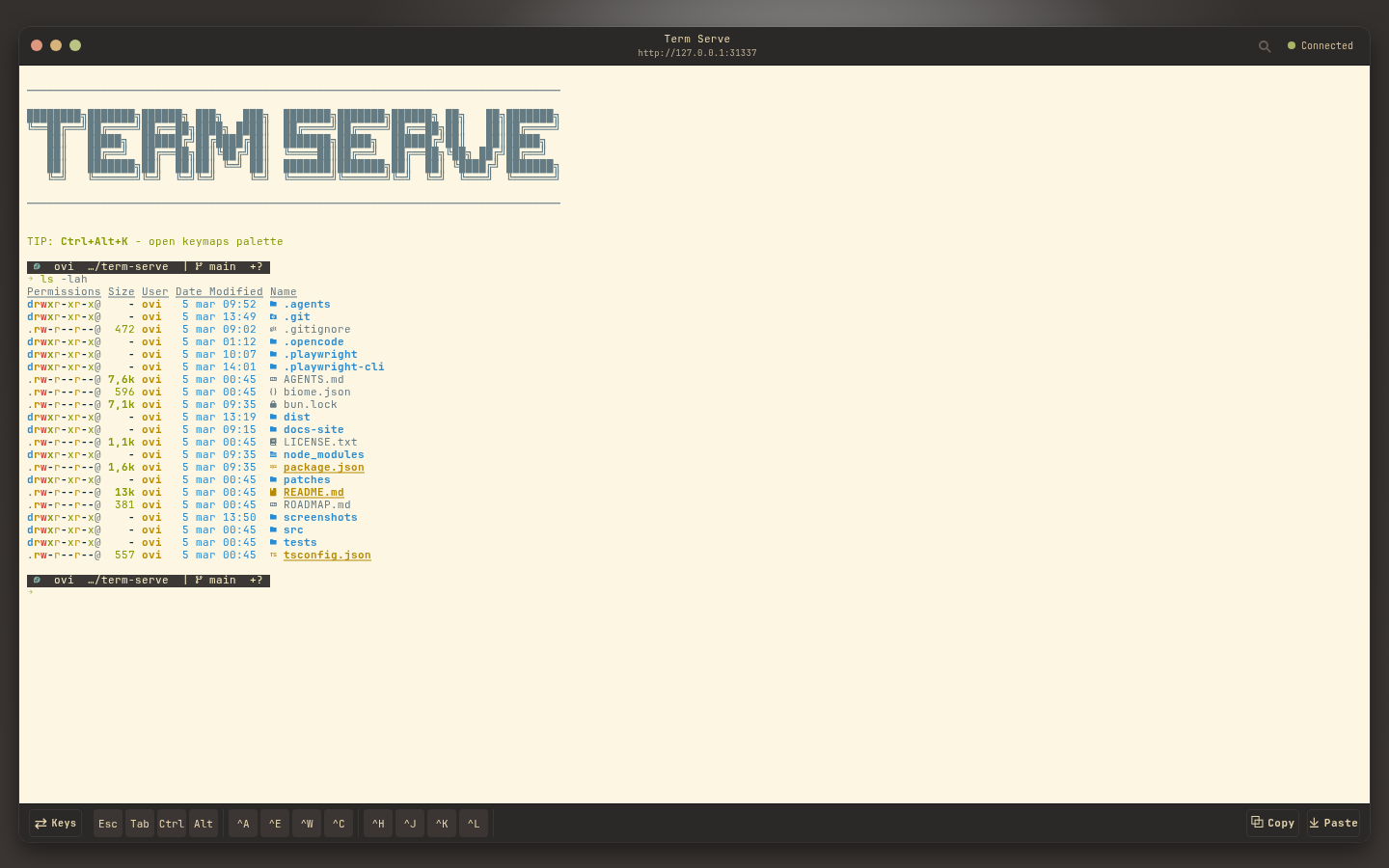 solarized-light theme screenshot